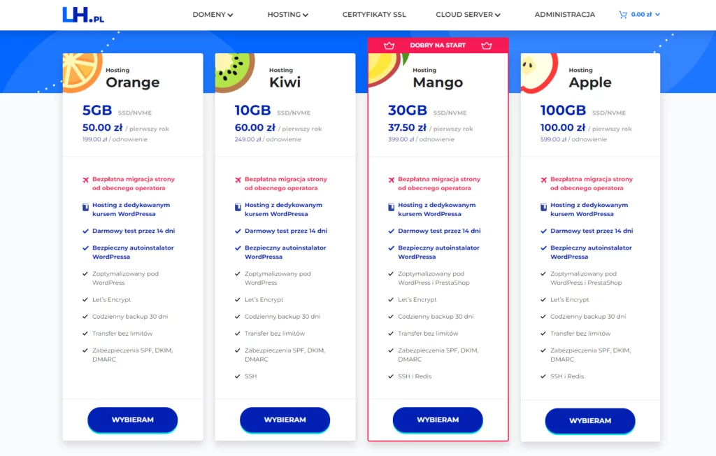 Tańszy hosting w LH.pl, porady, kod rabatowy, rabaty