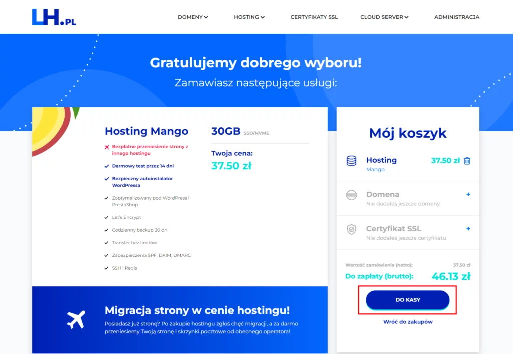 Tańszy hosting w LH.pl, porady, kod rabatowy, rabaty